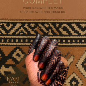 Guide complet henné débutante : Réussir ses poses avec stickers (PDF + vidéo)